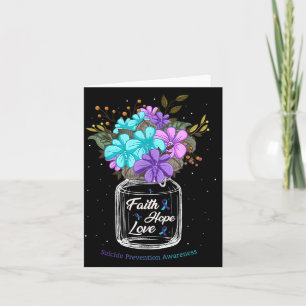 Mental Health Awareness Prevention Month Wall Art Card