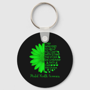 Mental Health Awareness Problems Sunflower I Am Th Key Ring
