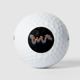 Mental Health Awareness Rainbow LGBTQ Golf Balls