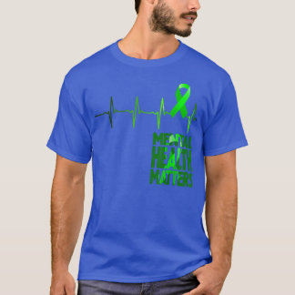 Mental Health Awareness Ribbon3928 1778  T-Shirt