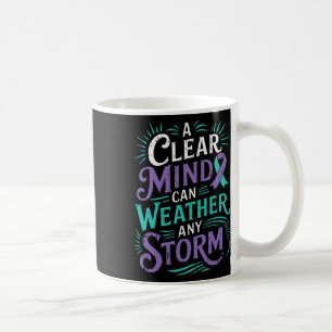 Mental Health Awareness Ribbon Suicide Prevent Coffee Mug