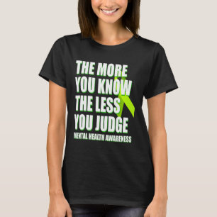 Mental Health Awareness - Ribbon Support May Mont T-Shirt