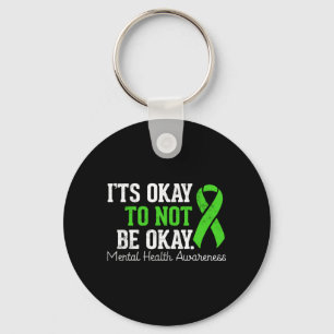 Mental Health Awareness Ribbon To Not Be Key Ring