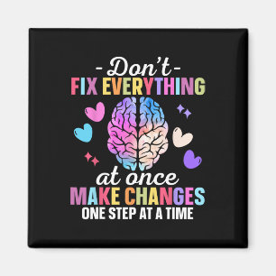 Mental Health Awareness Self Care Magnet