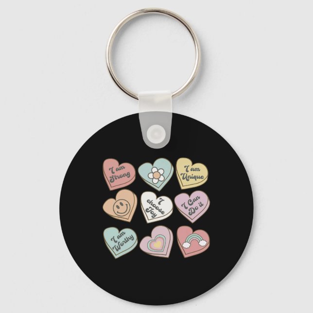 Mental Health Awareness Self Care Problems Kind In Key Ring (Front)
