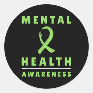 Mental Health Awareness Shirt Eating Disorder Ment Classic Round Sticker