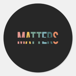 Mental Health Awareness Shirt End The Stigma Rainb Classic Round Sticker