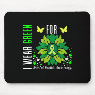 Mental Health Awareness Shirt End The Stigma Rainb Mouse Pad