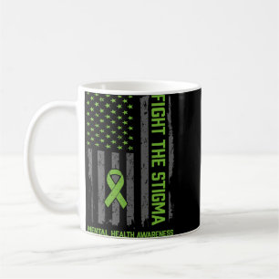Mental Health Awareness Shirt Fight The Stigma Men Coffee Mug