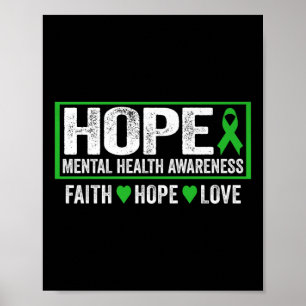 Mental Health Awareness Shirt - Hope Mental Health Poster