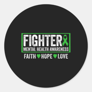 Mental Health Awareness Shirt - Mental Health Shir Classic Round Sticker