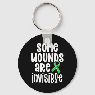 Mental Health Awareness Shirt Some Wounds Are Invi Key Ring