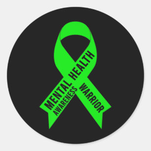 Mental Health Awareness Shirt - World Mental Healt Classic Round Sticker