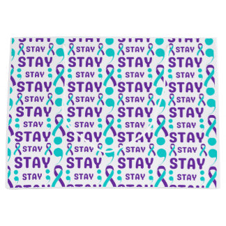 Mental Health Awareness Stay Wrapping  Large Gift Bag