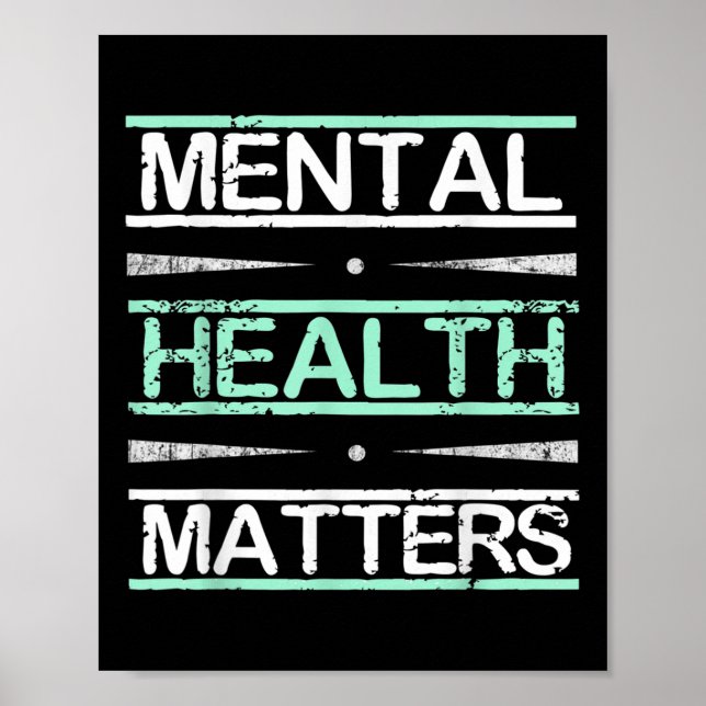 Mental Health Awareness Stigma  Poster (Front)