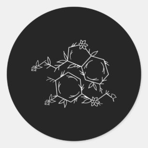 Mental Health Awareness Suicide Prevention Classic Round Sticker