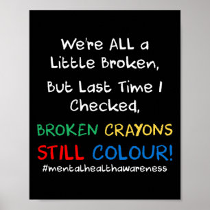 Mental Health Awareness Suicide Prevention Gift Poster