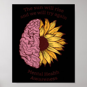 Mental Health Awareness , Suicide Prevention Poster