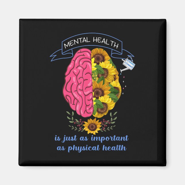 Mental Health Awareness Suicide Prevention Think P Magnet (Front)