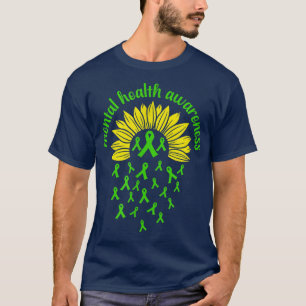 Mental Health Awareness Sunflower 4030  T-Shirt