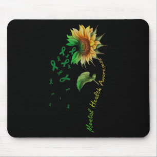 Mental Health Awareness Sunflower Comfort Colours Mouse Pad