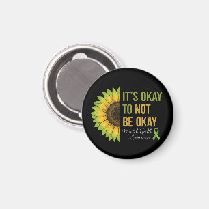 Mental Health Awareness Sunflower  Magnet