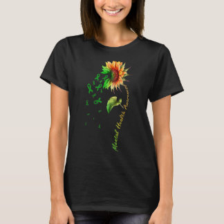 Mental Health Awareness Sunflower T-Shirt