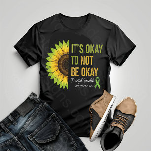 Mental Health Awareness Sunflower T-Shirt