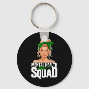 Mental Health Awareness Support Women Survivor Men Key Ring