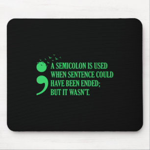 Mental Health Awareness Supporter Graphic  Mouse Pad