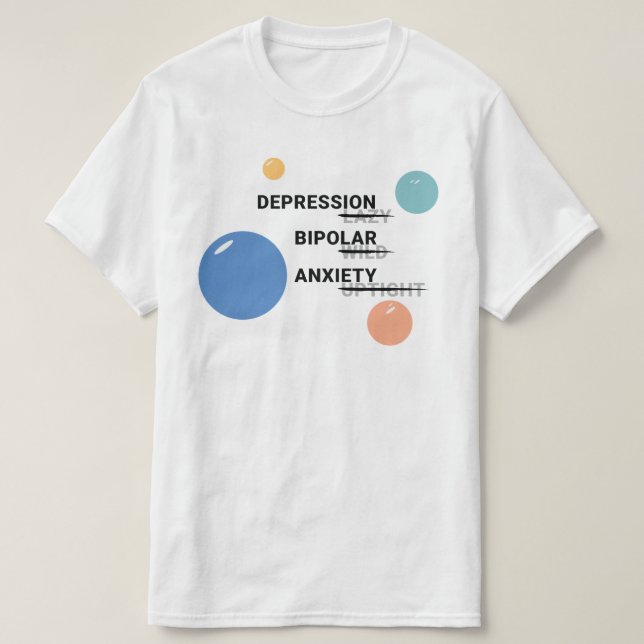 Mental Health Awareness T-Shirt (Design Front)