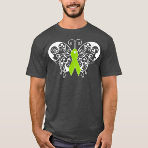 Mental Health Awareness T Shirt Butterfly Green Ri