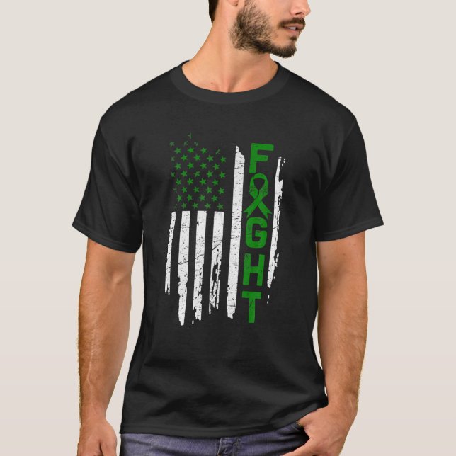Mental Health Awareness Tees American Flag Distres (Front)