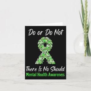 Mental Health Awareness Therapist Psychologist Psy Card