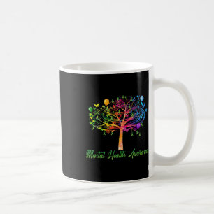 Mental Health Awareness Tree Ribbon  Coffee Mug