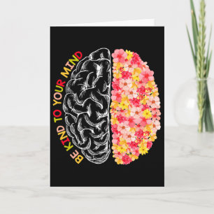 Mental Health Be Kind Fun To Your Mind Autism Awar Card