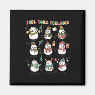 Mental Health Christmas Tis The Season To Feel You Magnet