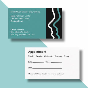Mental Health Counsellor Appointment Cards