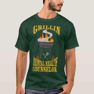 Mental Health Counsellor Bbq Grill Smoker & Barbec T-Shirt