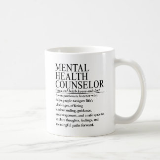 Mental health counsellor coffee mug