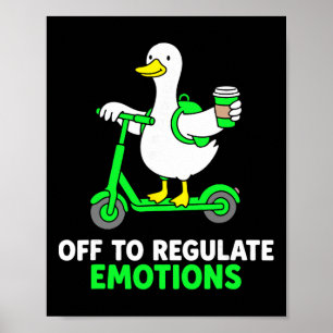 Mental Health Counsellor Off To Regulate Emotions Poster