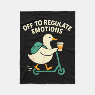 Mental health counsellor off to regulate emotionsM Fleece Blanket