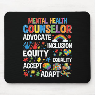Mental Health Counsellor Special Education Teacher Mouse Pad