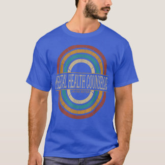 Mental Health Counselor Vintage Retro 4228  T-Shirt