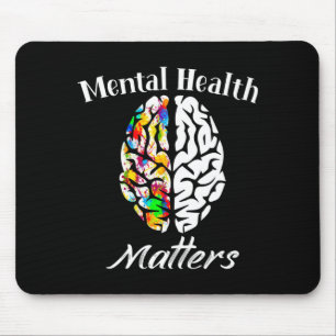 Mental health end the stigma mental health mouse pad