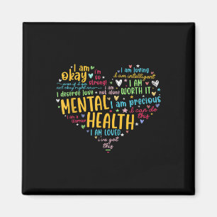 Mental Health Funny Retro Mental Health S Awarenes Magnet