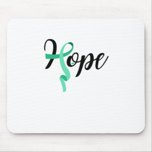 Mental Health Hope - Mental Health Green Ribbon Aw Mouse Pad