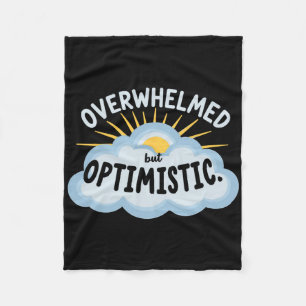 Mental Health Humour Self-care Jokes Mental Wellne Fleece Blanket
