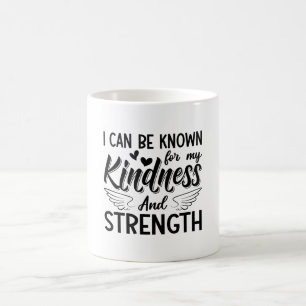 Mental Health Kindness And Strength Anxiety Anxie Coffee Mug
