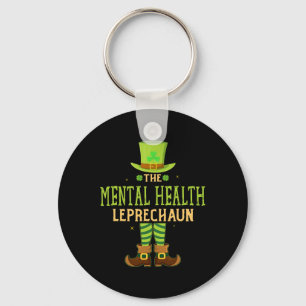 Mental Health Leprechaun Fun Matching St Patricks Key Ring